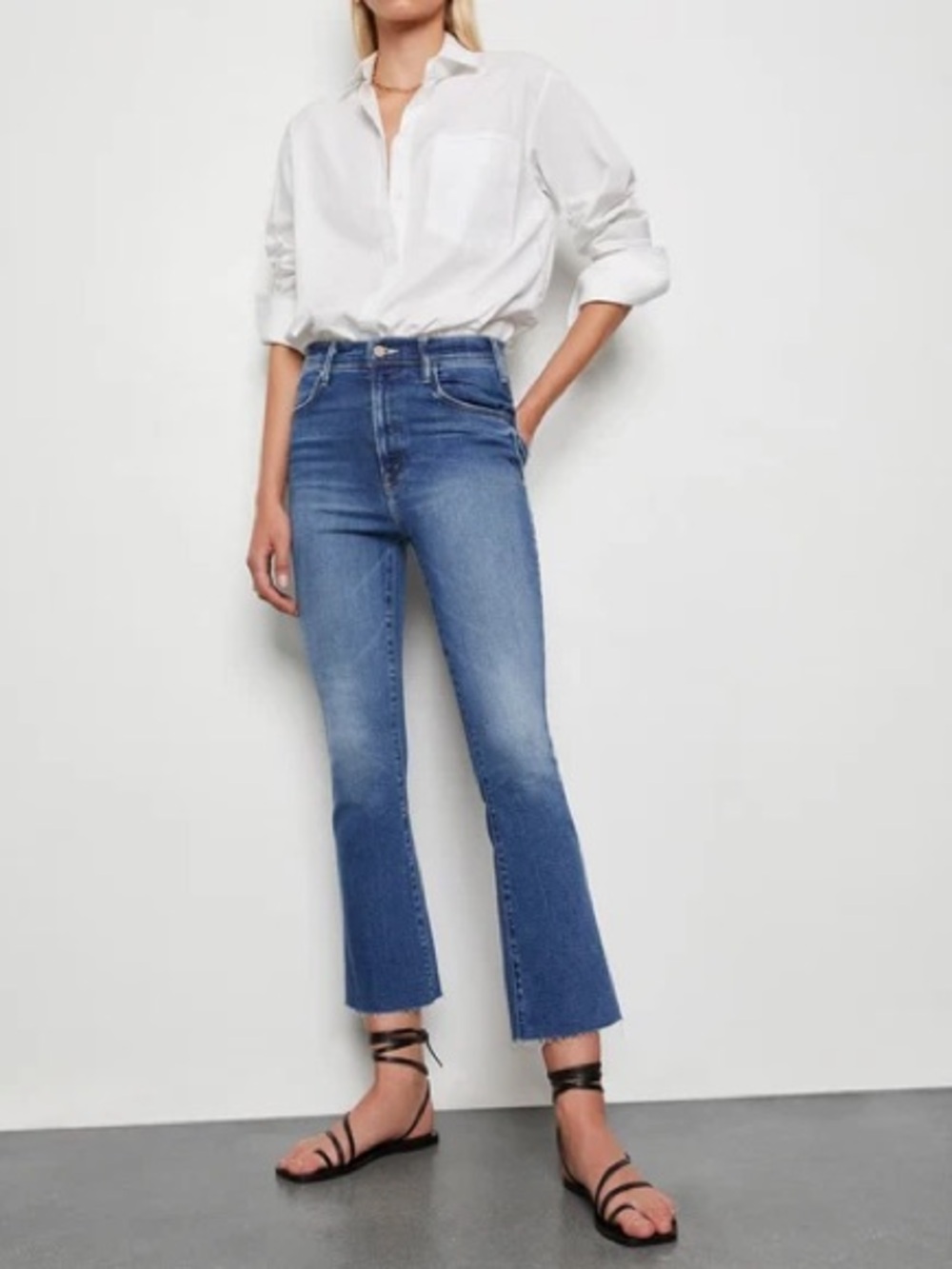 Sold - MOTHER Ankle Fray Denim Jeans - Picture 12 of 12